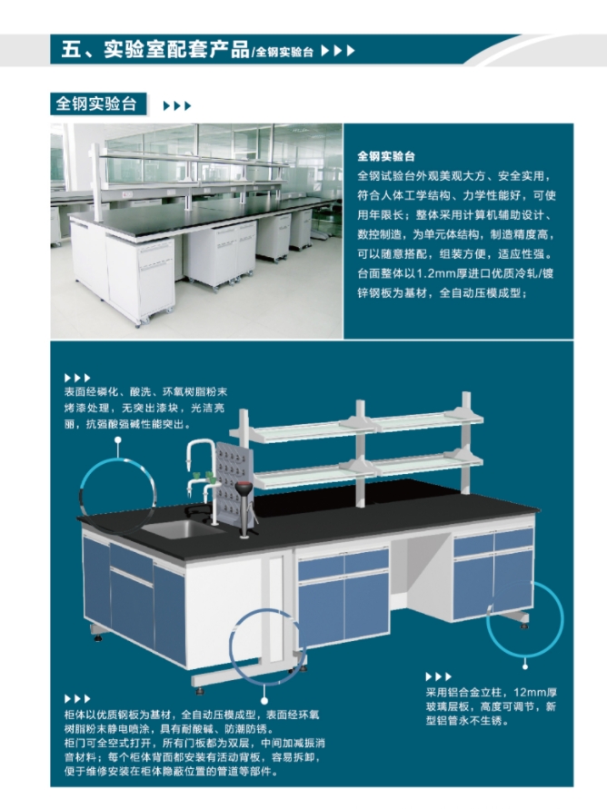 全鋼實驗臺